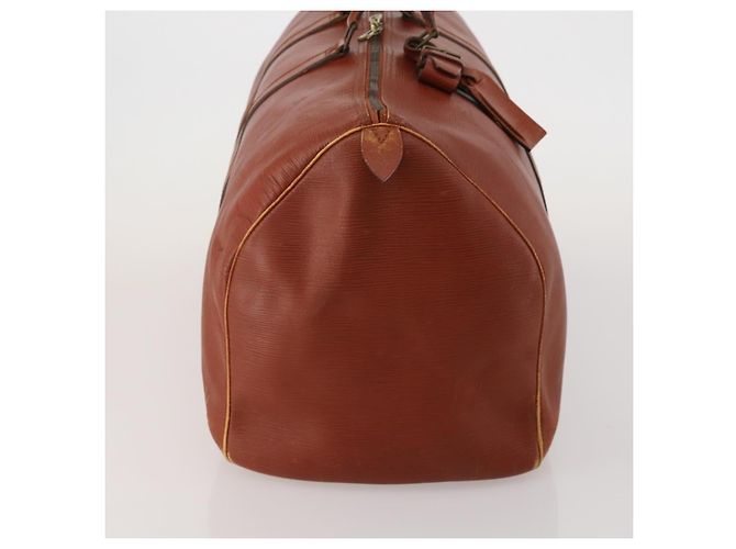 LOUIS VUITTON Epi Keepall 55 Boston Bag Vintage Brown M42958 LV Auth 193099 Castaño - vista 4