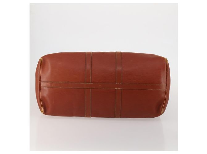 LOUIS VUITTON Epi Keepall 55 Boston Bag Vintage Brown M42958 LV Auth 193099 Castaño - vista 5
