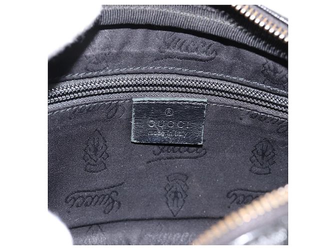 GUCCI GG Implementation Schultertasche PVC Schwarz Silber 201447 Auth ka5707A - Ansicht 16