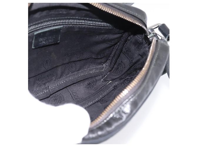 GUCCI GG Implementation Schultertasche PVC Schwarz Silber 201447 Auth ka5707A - Ansicht 18