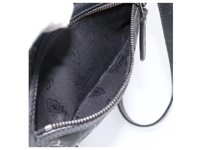 GUCCI GG Implementation Schultertasche PVC Schwarz Silber 201447 Auth ka5707A - Ansicht 22