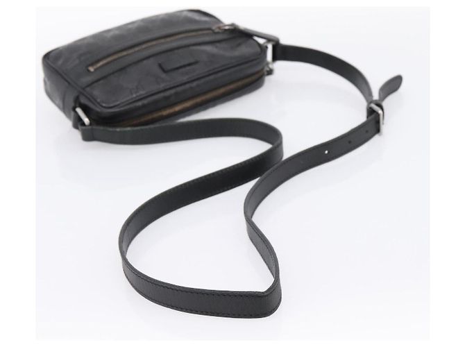 GUCCI GG Implementation Schultertasche PVC Schwarz Silber 201447 Auth ka5707A - Ansicht 7