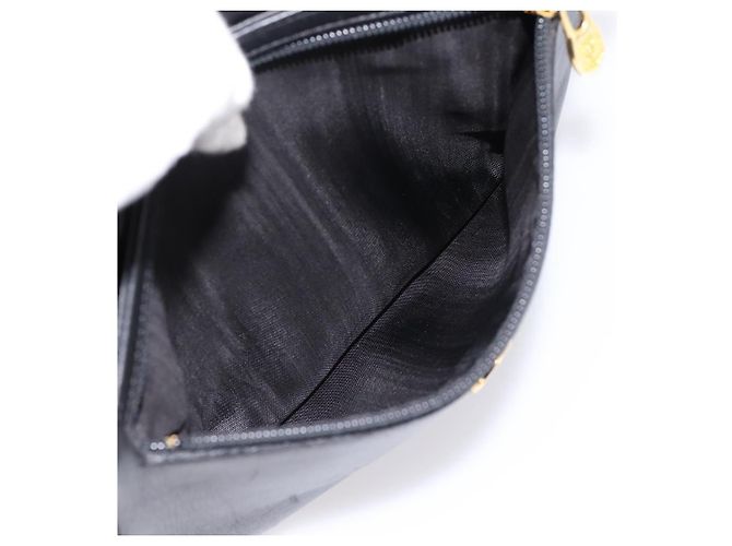 Céline CELINE Schultertasche aus Leder Schwarz Goldfarben Auth ep15804 - Ansicht 20