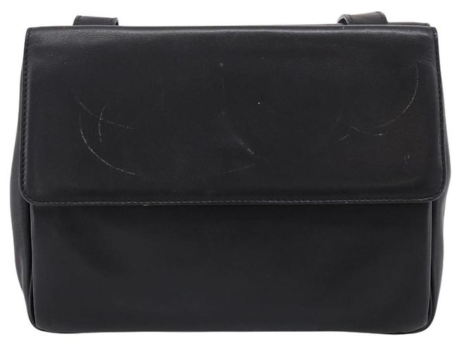 Céline CELINE Schultertasche aus Leder Schwarz Goldfarben Auth ep15804 - Ansicht 3
