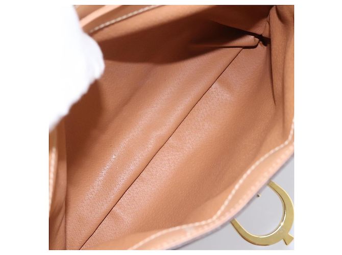 Céline CELINE Macadam Handtasche PVC Leder Braun Goldfarben Auth 196416 - Ansicht 21