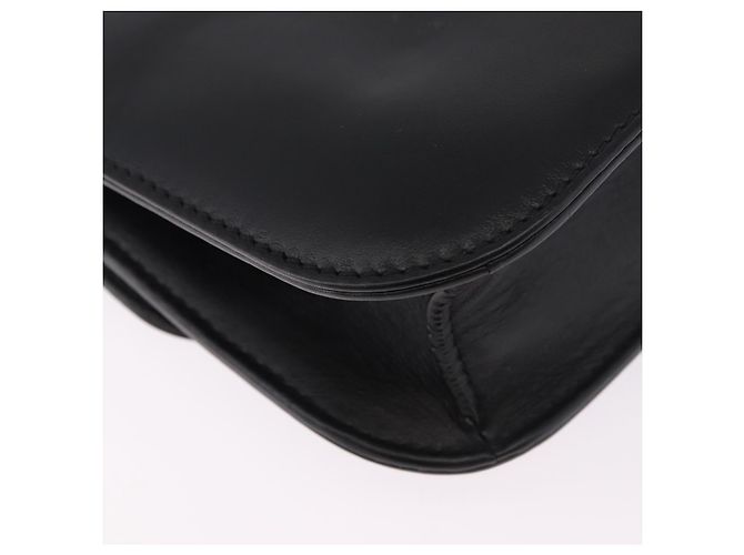 Borsa a tracolla VALENTINO Studs Chain in pelle nera e oro Auth BA14768A Nero - vista 16