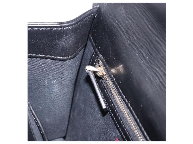 Borsa a tracolla VALENTINO Studs Chain in pelle nera e oro Auth BA14768A Nero - vista 21