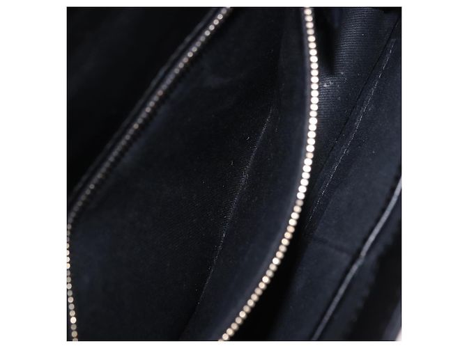 Borsa a tracolla VALENTINO Studs Chain in pelle nera e oro Auth BA14768A Nero - vista 22