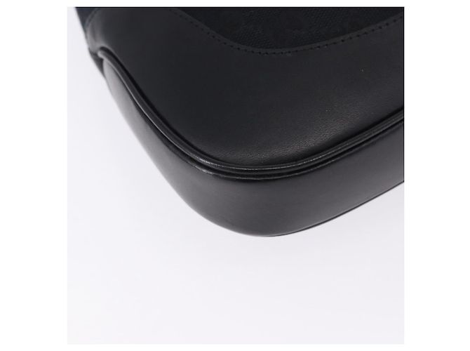 Borsa a tracolla GUCCI GG Canvas Jackie Nero Argento 001 3306 2684 Auth am12397V - vista 12