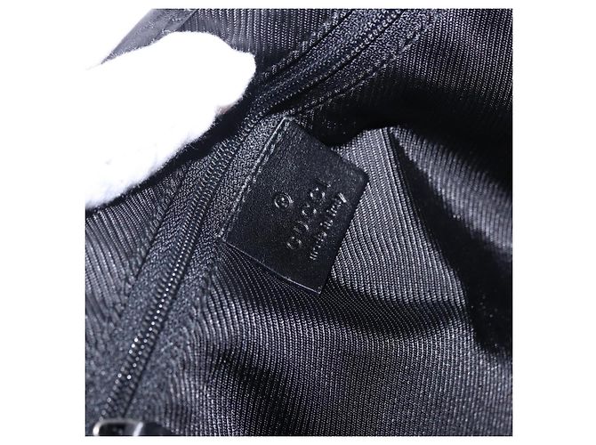 Borsa a tracolla GUCCI GG Canvas Jackie Nero Argento 001 3306 2684 Auth am12397V - vista 15