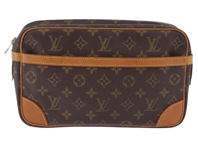 Borsa a Clutch LOUIS VUITTON Monogram Compiegne 28 M51845 LV Auth ep15714 Monogramma - vista 13