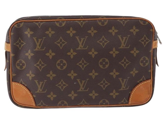 Borsa a Clutch LOUIS VUITTON Monogram Compiegne 28 M51845 LV Auth ep15714 Monogramma - vista 2