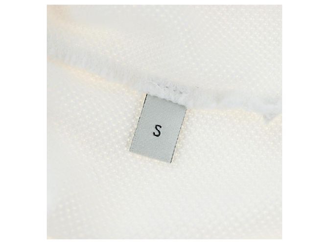 Polo GUCCI Camiseta de manga corta de algodón S Blanco Auth 196745M - vista 13
