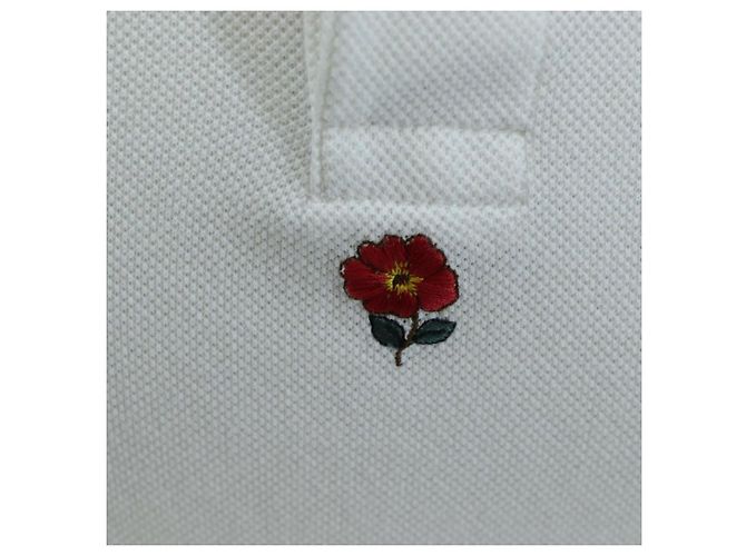 Polo GUCCI Camiseta de manga corta de algodón S Blanco Auth 196745M - vista 7