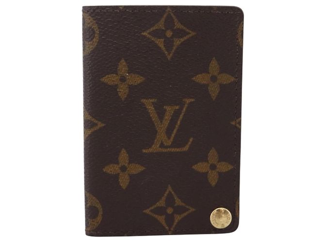 LOUIS VUITTON Monogram Porto Cartes Crdit Pression Card Case M60937 Auth BA15240 Monograma - vista 13