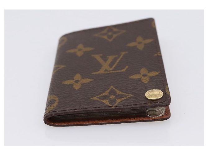 LOUIS VUITTON Monogram Porto Cartes Crdit Pression Card Case M60937 Auth BA15240 Monograma - vista 6