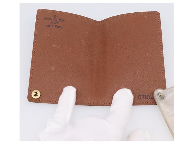 LOUIS VUITTON Monogram Porto Cartes Crdit Pression Card Case M60937 Auth BA15240 Monograma - vista 9