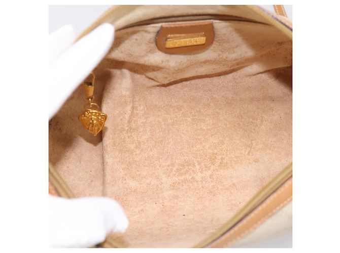 Borsa a tracolla GUCCI Micro GG Supreme PVC Ivory Gold 007 32 0042 Auth BA15195 D'oro Crudo - vista 16