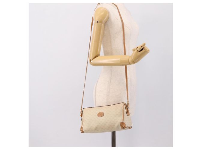 Borsa a tracolla GUCCI Micro GG Supreme PVC Ivory Gold 007 32 0042 Auth BA15195 D'oro Crudo - vista 22