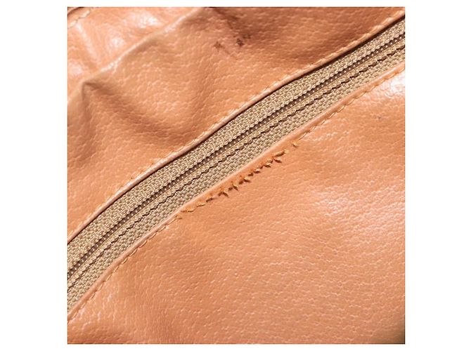 Céline Borsa a Tracolla CELINE Macadam PVC Pelle Marrone Tono Oro Auth BA14952 - vista 16