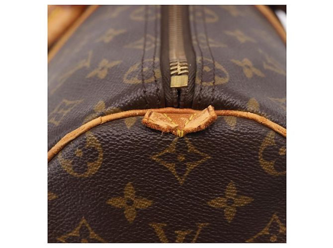 LOUIS VUITTON Monogram Keepall 50 Boston Bag M41426 LV Auth 195414 Monogramma - vista 10