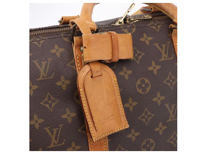 LOUIS VUITTON Monogram Keepall 50 Boston Bag M41426 LV Auth 195414 Monogramma - vista 17