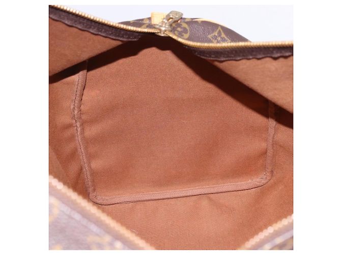 LOUIS VUITTON Monogram Keepall 50 Boston Bag M41426 LV Auth 195414 Monogramma - vista 20