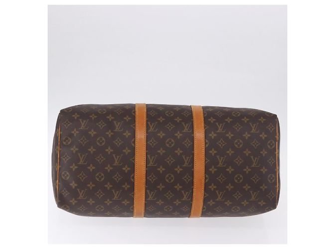LOUIS VUITTON Monogram Keepall 50 Boston Bag M41426 LV Auth 195414 Monogramma - vista 5