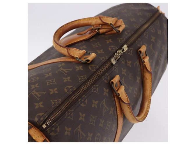 LOUIS VUITTON Monogram Keepall 50 Boston Bag M41426 LV Auth 195414 Monogramma - vista 6