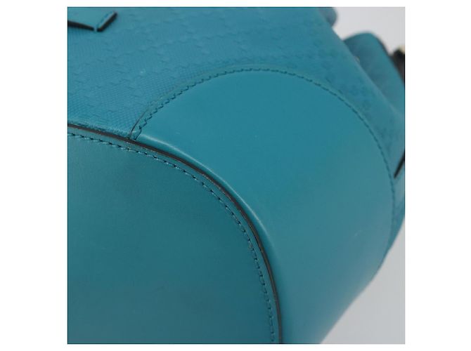 Bolso de hombro GUCCI Diamante de piel azul plata 354229 Auth 195248A - vista 11