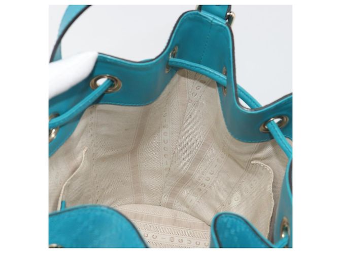 Bolso de hombro GUCCI Diamante de piel azul plata 354229 Auth 195248A - vista 19