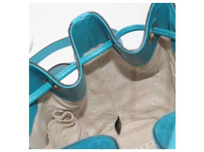 Bolso de hombro GUCCI Diamante de piel azul plata 354229 Auth 195248A - vista 20