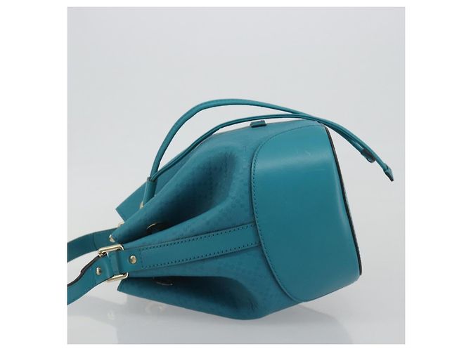 Bolso de hombro GUCCI Diamante de piel azul plata 354229 Auth 195248A - vista 5