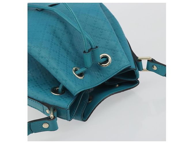 Bolso de hombro GUCCI Diamante de piel azul plata 354229 Auth 195248A - vista 6