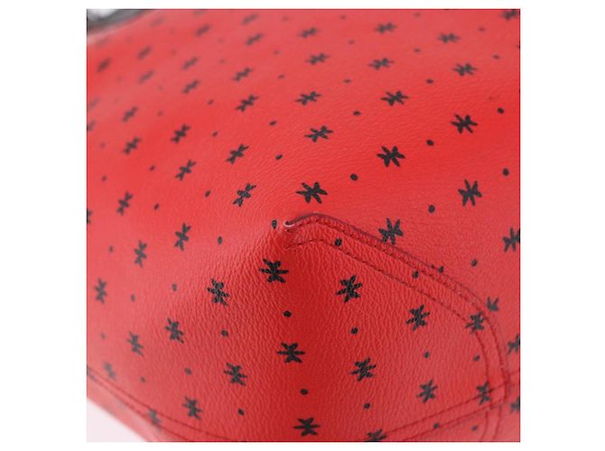 Coach Tote Bag PVC Canvas Disney Collaboration Rot Silber Auth 196322A - Ansicht 10