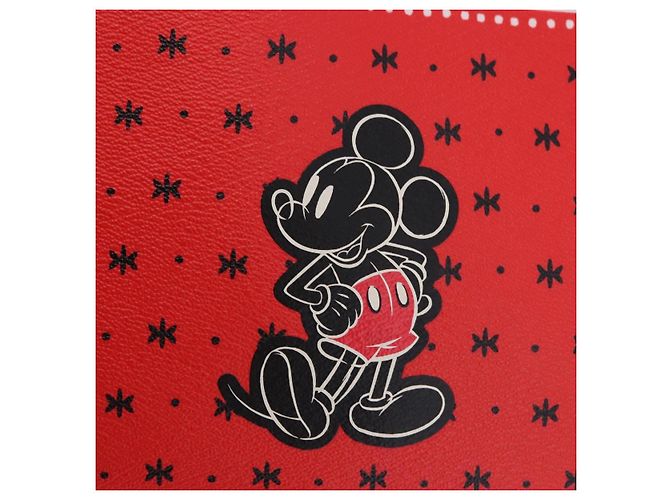 Coach Tote Bag PVC Canvas Disney Collaboration Rot Silber Auth 196322A - Ansicht 16