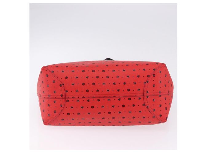Coach Tote Bag PVC Canvas Disney Collaboration Rot Silber Auth 196322A - Ansicht 9