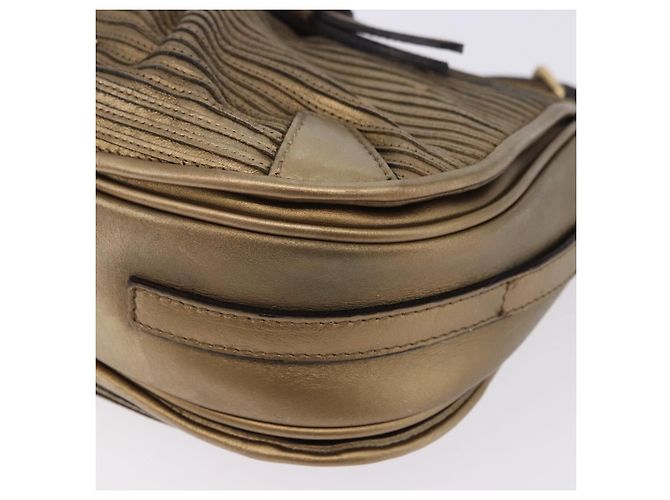 Borsa a tracolla BURBERRY in pelle oro Auth 196634 D'oro - vista 11