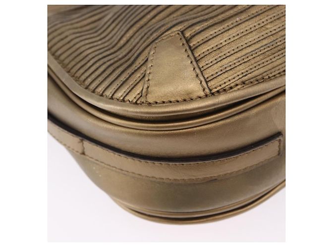 Borsa a tracolla BURBERRY in pelle oro Auth 196634 D'oro - vista 12