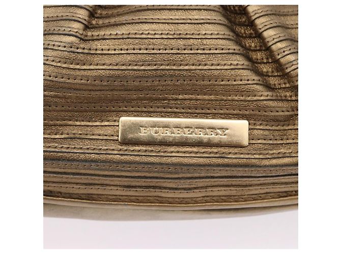 Borsa a tracolla BURBERRY in pelle oro Auth 196634 D'oro - vista 14