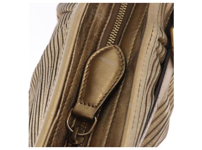 Borsa a tracolla BURBERRY in pelle oro Auth 196634 D'oro - vista 15