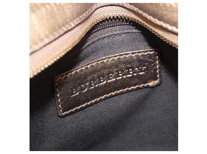 Borsa a tracolla BURBERRY in pelle oro Auth 196634 D'oro - vista 16