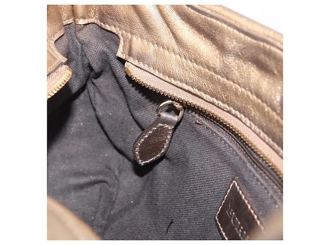Borsa a tracolla BURBERRY in pelle oro Auth 196634 D'oro - vista 20
