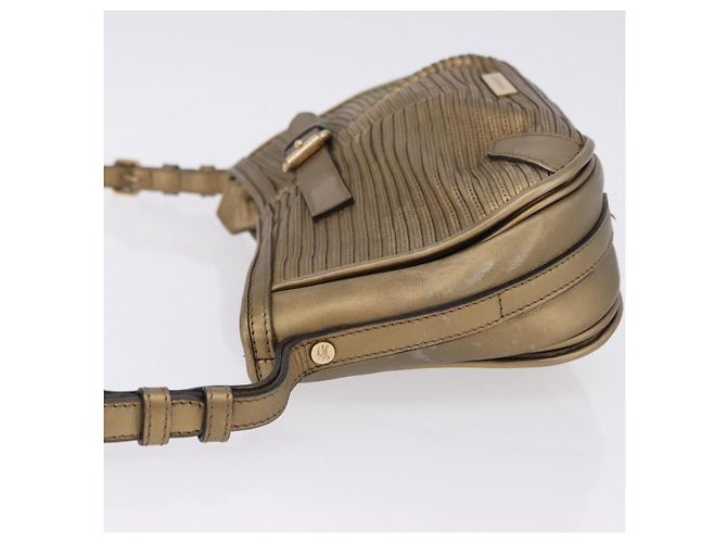 Borsa a tracolla BURBERRY in pelle oro Auth 196634 D'oro - vista 5