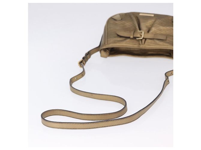 Borsa a tracolla BURBERRY in pelle oro Auth 196634 D'oro - vista 7
