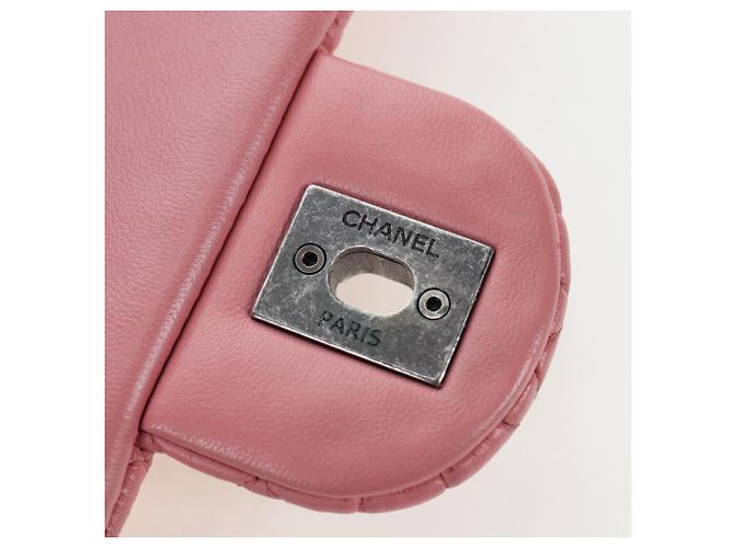 CHANEL Matelasse Dallas Chain Schultertasche aus Lammleder Rosa Silber CC Auth 196321V Pink - Ansicht 18