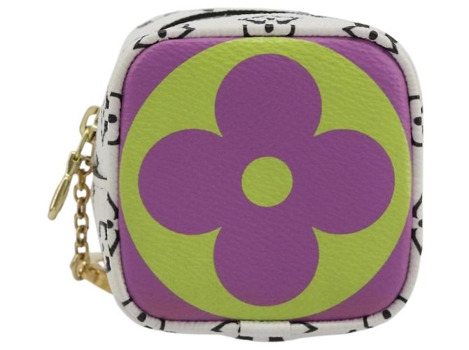 LOUIS VUITTON Monogram Giant Porte Monnaie Cube Multicolor M67669 Auth 197571M Multicolore - vista 13