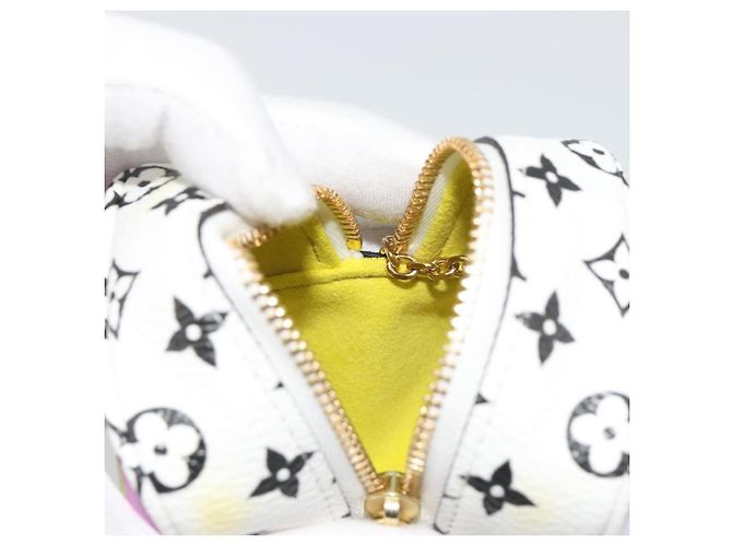 LOUIS VUITTON Monogram Giant Porte Monnaie Cube Multicolor M67669 Auth 197571M Multicolore - vista 20