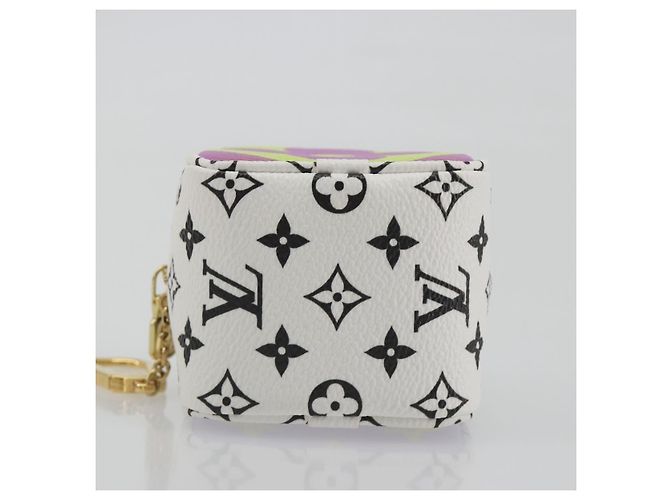 LOUIS VUITTON Monogram Giant Porte Monnaie Cube Multicolor M67669 Auth 197571M Multicolore - vista 6