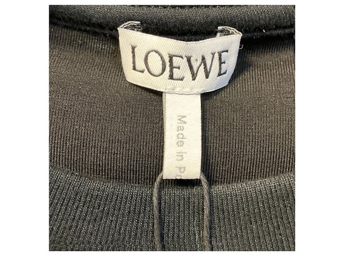 Top de algodón retorcido negro Loewe - vista 4